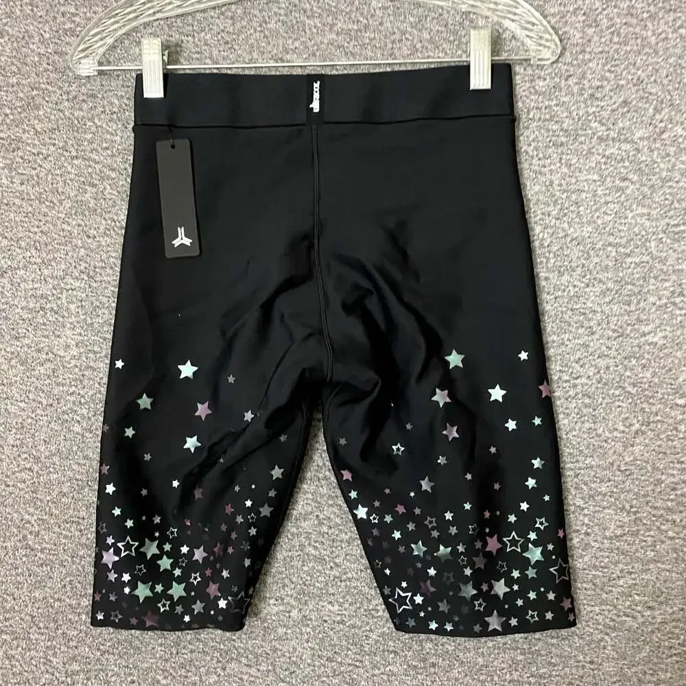 Ultra Cor Women's Size Large High Waisted Compression Knockout Star Bike Shorts